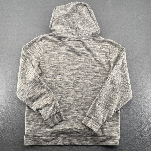 PINK Victoria's Secret Hoodie Sweatshirt Womens Large Gray Ombre Logo Pullover - Picture 4 of 7